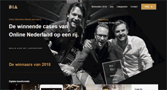 Desktop Screenshot of dutchinteractiveawards.nl