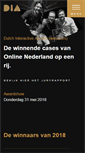 Mobile Screenshot of dutchinteractiveawards.nl